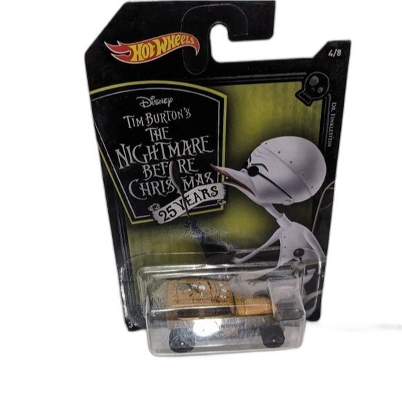 Hot Wheels Tim Burtons The Nightmare Before Christmas Midnight OTTO 4/8, 2018 - Picture 1 of 11